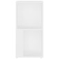 vidaXL Armario esquinero madera contrachapada blanco 33x33x67cm vidaXL Armario esquinero madera contrachapada blanco 33x33x67cm