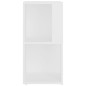 vidaXL Armario esquinero madera contrachapada blanco 33x33x67cm vidaXL Armario esquinero madera contrachapada blanco 33x33x67cm