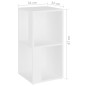 vidaXL Armario esquinero madera contrachapada blanco 33x33x67cm vidaXL Armario esquinero madera contrachapada blanco 33x33x67cm