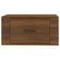 vidaXL Mesita de noche de pared color roble marrón 50x36x25 cm vidaXL Mesita de noche de pared color roble marrón 50x36x25 cm