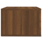 vidaXL Mesita de noche de pared color roble marrón 50x36x25 cm vidaXL Mesita de noche de pared color roble marrón 50x36x25 cm