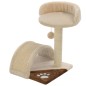 vidaXL Rascador para gatos con poste de sisal 40 cm beige y marrón vidaXL Rascador para gatos con poste de sisal 40 cm beige y marrón