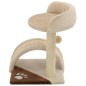 vidaXL Rascador para gatos con poste de sisal 40 cm beige y marrón vidaXL Rascador para gatos con poste de sisal 40 cm beige y marrón