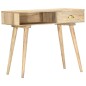 vidaXL Mesa consola de madera maciza de mango 90x45x75 cm vidaXL Mesa consola de madera maciza de mango 90x45x75 cm