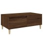vidaXL Mesa de centro madera contrachapada marrón roble 90x50x36,5 cm vidaXL Mesa de centro madera contrachapada marrón roble 90x50x36,5 cm