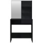 vidaXL Juego de tocador negro 74,5x40x141 cm vidaXL Juego de tocador negro 74,5x40x141 cm