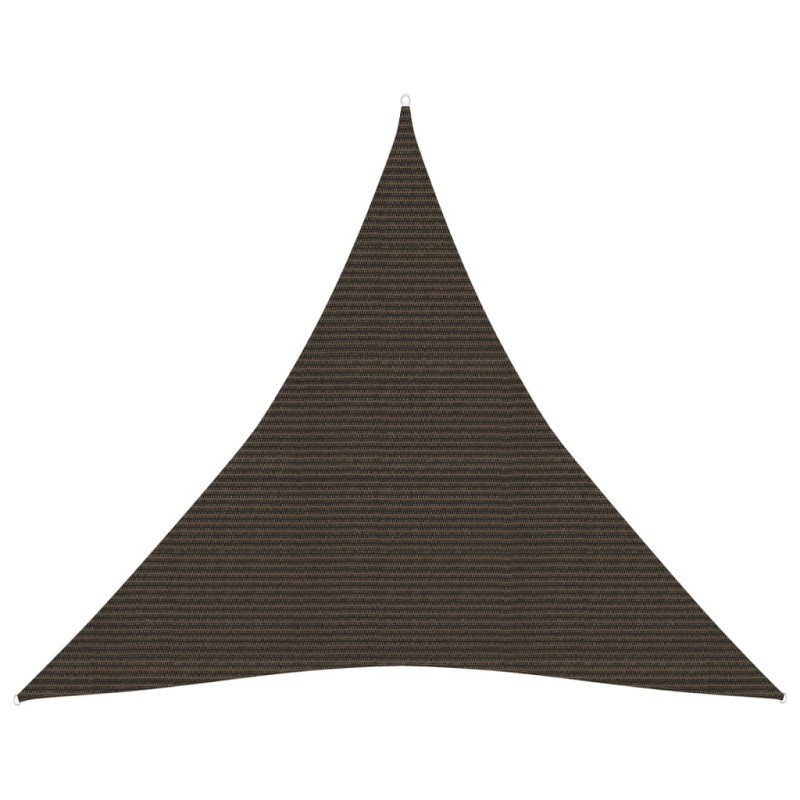 vidaXL Toldo de vela marrón HDPE 160 g/m² 3,6x3,6x3,6 m vidaXL Toldo de vela marrón HDPE 160 g/m² 3,6x3,6x3,6 m