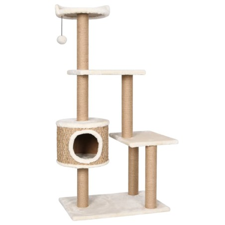 vidaXL Árbol para gatos con poste rascador 123 cm hierba marina
