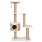 vidaXL Árbol para gatos con poste rascador 123 cm hierba marina vidaXL Árbol para gatos con poste rascador 123 cm hierba marina