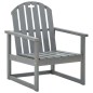 vidaXL Set de muebles de jardín 4 piezas madera maciza de acacia gris vidaXL Set de muebles de jardín 4 piezas madera maciza de acacia gris