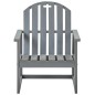 vidaXL Set de muebles de jardín 4 piezas madera maciza de acacia gris vidaXL Set de muebles de jardín 4 piezas madera maciza de acacia gris