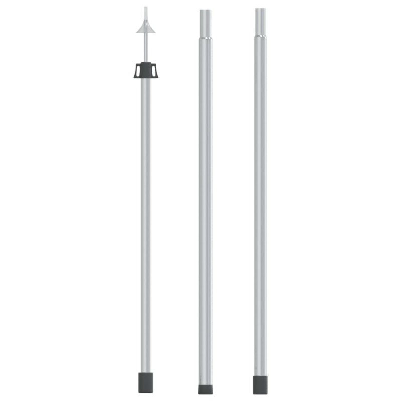 vidaXL Poste telescópico de toldo acero galvanizado 102-260 cm vidaXL Poste telescópico de toldo acero galvanizado 102-260 cm
