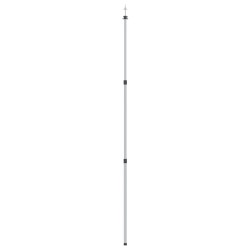 vidaXL Poste telescópico de toldo acero galvanizado 102-260 cm