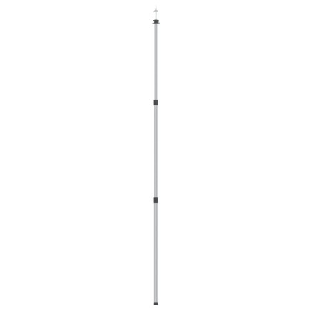 vidaXL Poste telescópico de toldo acero galvanizado 102-260 cm