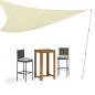 vidaXL Poste telescópico de toldo acero galvanizado 102-260 cm vidaXL Poste telescópico de toldo acero galvanizado 102-260 cm