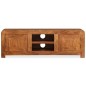 vidaXL Mueble de TV madera maciza acabado miel 120x30x40 cm