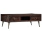 vidaXL Mesa de centro de madera maciza reciclada 100x60x35 cm vidaXL Mesa de centro de madera maciza reciclada 100x60x35 cm