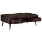 vidaXL Mesa de centro de madera maciza reciclada 100x60x35 cm vidaXL Mesa de centro de madera maciza reciclada 100x60x35 cm