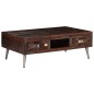 vidaXL Mesa de centro de madera maciza reciclada 100x60x35 cm vidaXL Mesa de centro de madera maciza reciclada 100x60x35 cm