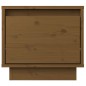 vidaXL Mesita de noche madera maciza de pino marrón miel 35x34x32 cm vidaXL Mesita de noche madera maciza de pino marrón miel 35x34x32 cm