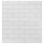vidaXL Papel pintado autoadhesivo ladrillos 3D 20 unidades blanco vidaXL Papel pintado autoadhesivo ladrillos 3D 20 unidades blanco