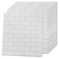 vidaXL Papel pintado autoadhesivo ladrillos 3D 20 unidades blanco vidaXL Papel pintado autoadhesivo ladrillos 3D 20 unidades blanco