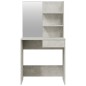 vidaXL Juego de tocador color gris hormigón 74,5x40x141 cm vidaXL Juego de tocador color gris hormigón 74,5x40x141 cm