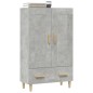 vidaXL Aparador de madera contrachapada gris hormigón 70x31x115 cm vidaXL Aparador de madera contrachapada gris hormigón 70x31x115 cm