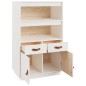vidaXL Aparador de madera maciza de pino blanco 67x40x108,5 cm vidaXL Aparador de madera maciza de pino blanco 67x40x108,5 cm