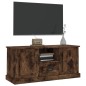 vidaXL Mueble para TV madera contrachapada roble ahumado 100x35,5x45cm
