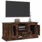 vidaXL Mueble para TV madera contrachapada roble ahumado 100x35,5x45cm