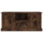 vidaXL Mueble para TV madera contrachapada roble ahumado 100x35,5x45cm