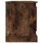 vidaXL Mueble para TV madera contrachapada roble ahumado 100x35,5x45cm