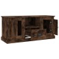 vidaXL Mueble para TV madera contrachapada roble ahumado 100x35,5x45cm