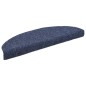 vidaXL Alfombrilla de escaleras 15 uds tela punzonada 65x21x4 cm azul vidaXL Alfombrilla de escaleras 15 uds tela punzonada 65x21x4 cm azul