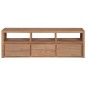vidaXL Mueble para TV madera teca maciza acabado natural 120x30x40 cm