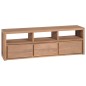 vidaXL Mueble para TV madera teca maciza acabado natural 120x30x40 cm