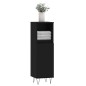 vidaXL Armario de baño madera contrachapada negro 30x30x100 cm vidaXL Armario de baño madera contrachapada negro 30x30x100 cm