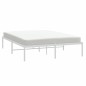 vidaXL Estructura de cama de metal blanca 140x200 cm vidaXL Estructura de cama de metal blanca 140x200 cm