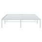 vidaXL Estructura de cama de metal blanca 140x200 cm vidaXL Estructura de cama de metal blanca 140x200 cm