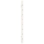 vidaXL Cabecero de cama de pared madera maciza pino blanco 146x3x63 cm