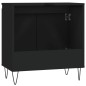vidaXL Armario de baño madera de ingeniería negro 58x33x60 cm vidaXL Armario de baño madera de ingeniería negro 58x33x60 cm