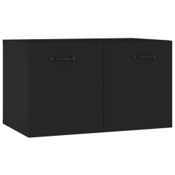 vidaXL Armario de pared madera contrachapada negro 60x36,5x35 cm