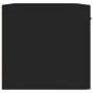 vidaXL Armario de pared madera contrachapada negro 60x36,5x35 cm vidaXL Armario de pared madera contrachapada negro 60x36,5x35 cm