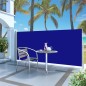 vidaXL Toldo lateral retráctil de jardín azul 140x300 cm vidaXL Toldo lateral retráctil de jardín azul 140x300 cm