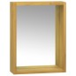 vidaXL Mueble con espejo madera maciza de teca 30x10x40 cm