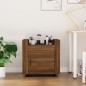 vidaXL Carrito de escritorio contrachapada marrón roble 60x45x60 cm