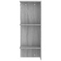 vidaXL Mueble de recibidor 2 uds madera contrachapada gris Sonoma vidaXL Mueble de recibidor 2 uds madera contrachapada gris Sonoma