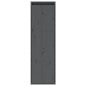 vidaXL Armario de pared 2 uds madera maciza de pino gris 30x30x100 cm vidaXL Armario de pared 2 uds madera maciza de pino gris 30x30x100 cm