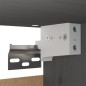 vidaXL Armario de pared 2 uds madera maciza de pino gris 30x30x100 cm vidaXL Armario de pared 2 uds madera maciza de pino gris 30x30x100 cm